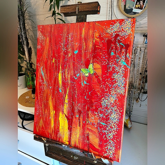 handcrafted by britt Other - 🔥FIREFLYER🔥 original artwork by me and my kiddo!! Gorgeous 😍